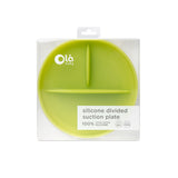 Olababy Divided Silicone Suction Plate for Babies & Toddlers – 3-Compartment Stay-Put Plate, 6 Months+