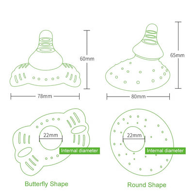 Haakaa Silicone Breastfeeding Nipple Shield 23mm – Hands-Free Nipple Protection for Breastfeeding