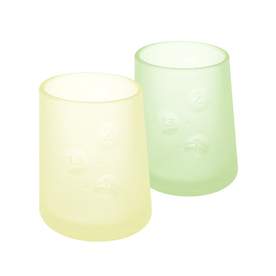 Olababy First Cup – 2oz Silicone Open Training Cup for Babies 6 Months+ (1-Pack or 2-Pack)
