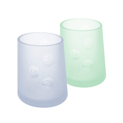 Olababy First Cup – 2oz Silicone Open Training Cup for Babies 6 Months+ (1-Pack or 2-Pack)
