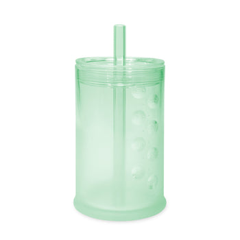 Olababy 9oz Silicone Toddler Straw Cup – Training Cup with Straw Lid for Milk & Water, 12 Months+