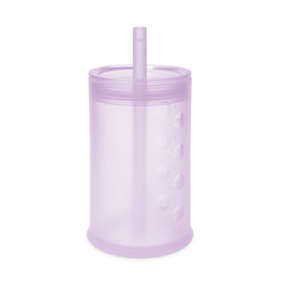 Olababy 9oz Silicone Toddler Straw Cup – Training Cup with Straw Lid for Milk & Water, 12 Months+