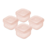 Olababy Silicone Baby Food Storage Containers with Lids (4-Pack) – 2oz or 4oz Stackable Freezer Pots