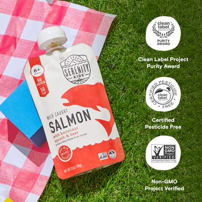 Wild Caught Salmon Baby Food Pouch