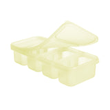 Olababy Silicone Baby Food Freezer Tray with Lid – ½ Cup (4oz) Portions for Purees, Broth & Breast Milk