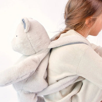 2-in-1 Plush Toy Backpack – OEKO-TEX® Certified Soft Toy Bag