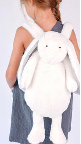 2-in-1 Plush Toy Backpack – OEKO-TEX® Certified Soft Toy Bag