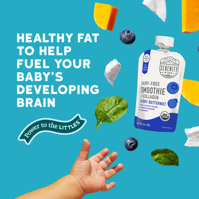 Berry Butternut Baby Food Pouch with Grass-Fed Collagen