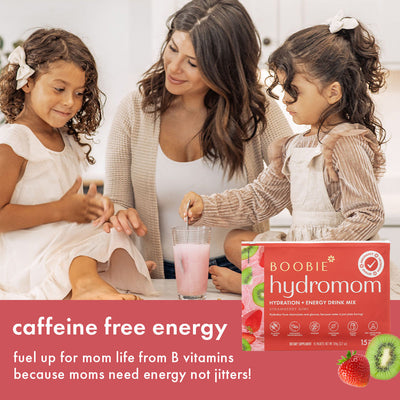 BOOBIE Hydromom – Superfood Electrolyte Drink for Moms