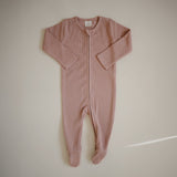 Organic Cotton Baby Footed Pajamas – Soft Zipper Sleepwear for Newborns & Toddlers