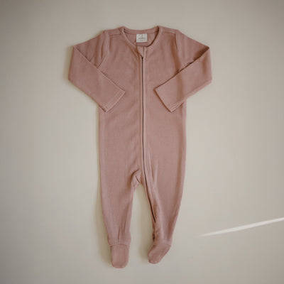 Organic Cotton Baby Footed Pajamas – Soft Zipper Sleepwear for Newborns & Toddlers