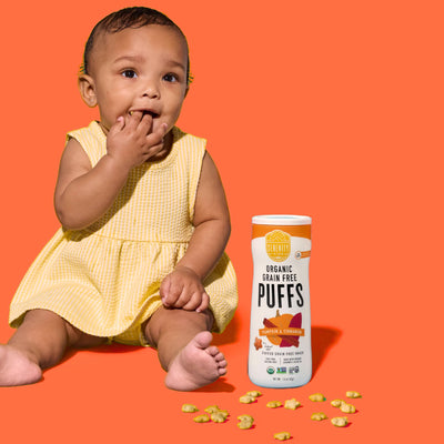 Pumpkin & Cinnamon Organic Grain Free Puffs 6+Month