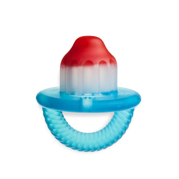 Bitzy Biter™ Teething Ball – Pink Lemonade Silicone Baby Teether
