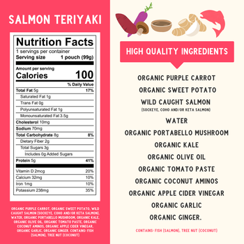 Salmon Teriyaki Baby Food