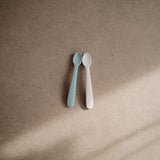 Mushie Silicone Feeding Spoons – Soft-Tip Baby Spoons