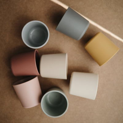 Mushie Dinnerware Cups – Non-Toxic Baby Cup 2-Pack