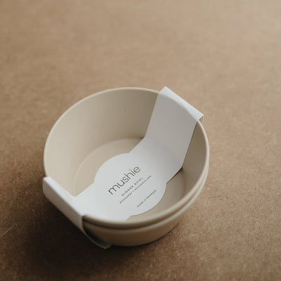 Mushie Round Dinnerware Bowl – BPA-Free Baby Bowl