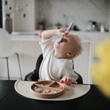 Mushie Silicone Feeding Spoons – Soft-Tip Baby Spoons