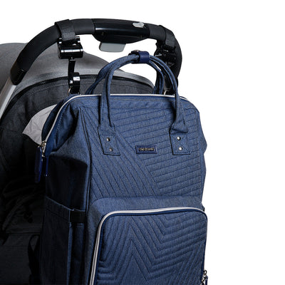 SUNVENO Quilted Diaper Bag Backpack – 13 Compartments