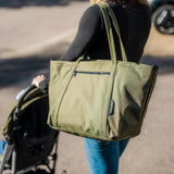 Colugo The Diaper Tote – Wild Child | Waterproof-Lined Diaper Bag Tote