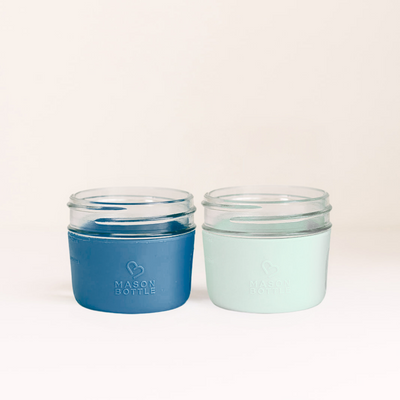 Mason Bottle Silicone Sleeve, 2 Pack