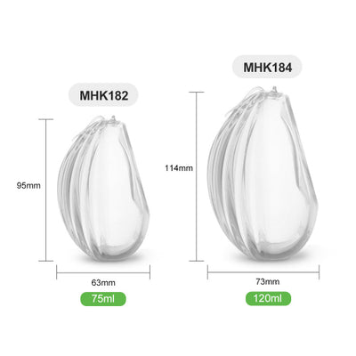 Haakaa Shell Wearable Silicone Breast Pump & Milk Collector – Hands-Free 100% Medical Grade Silicone