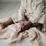 Mushie Organic Cotton Muslin Swaddle Blanket