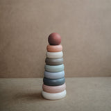 Mushie Stacking Rings Toy – Toddler Stacking Toy