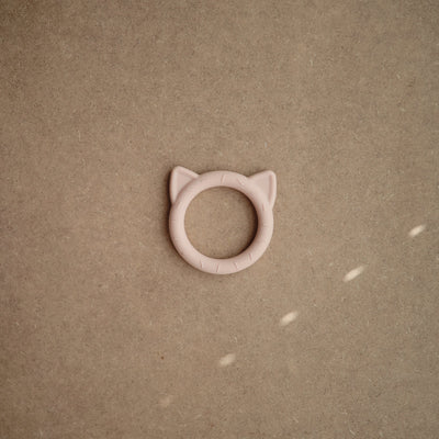 Mushie Cat Teether – Silicone Baby Teether