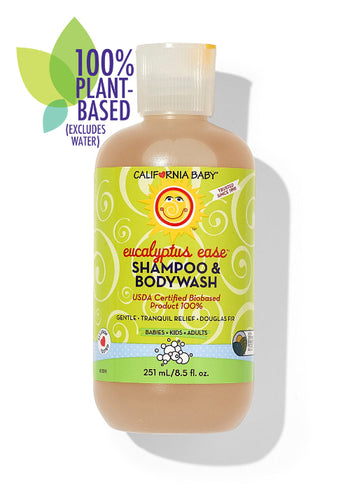 California Baby Eucalyptus & Douglas Fir Shampoo & Bodywash – Refreshing Plant-Based Cleanse