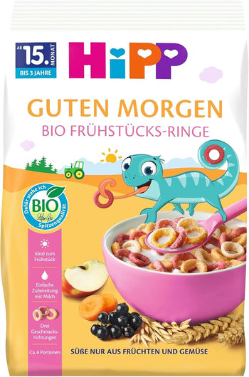 HiPP Organic Breakfast Rings 120 g