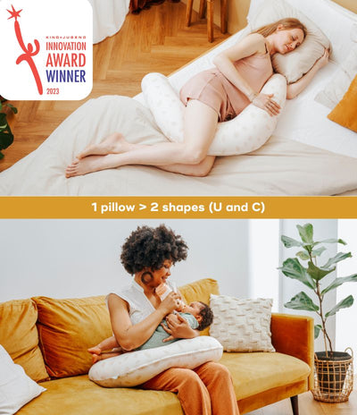 2-in-1 Pregnancy Pillow and Breastfeeding