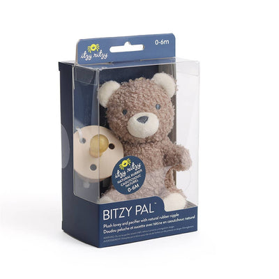 Natural Rubber Pacifier & Plush – Bear