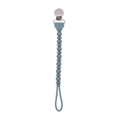 Sweetie Strap™ Silicone Pacifier Clip – Toast Beaded Design