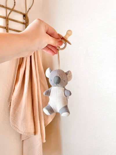 Natural Rubber Pacifier & Plush – Bear