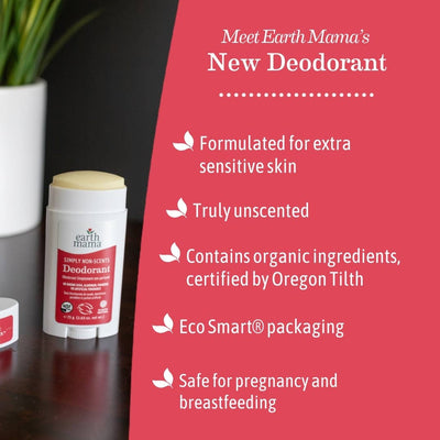 Earth Mama Simply Non-Scents Deodorant – Pure Protection Without the Irritation