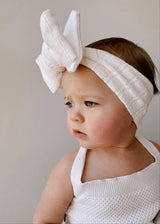 Sleeveless Ruffle Baby Romper - White