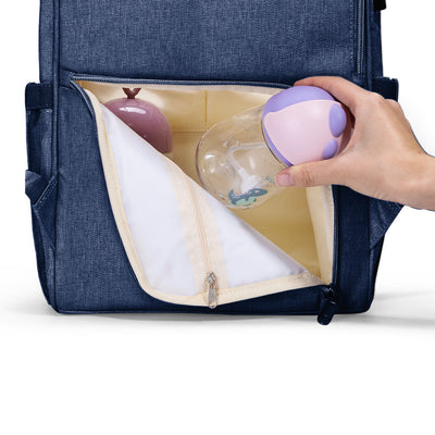 SUNVENO Quilted Diaper Bag Backpack – 13 Compartments