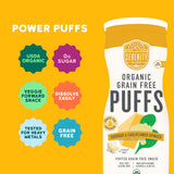 Cheddar & Cauliflower Spinach Organic Grain Free Puffs 6+Month