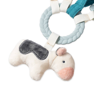 Bitzy Busy Ring™ Teething Activity Toy – Rainbow