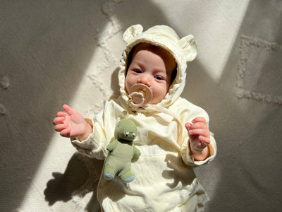 Natural Rubber Pacifier & Plush – Bear