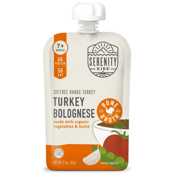 Bolognese Turkey Baby Food Pouch with Bone Broth