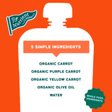 Organic Carrots with Organic Olive Oil