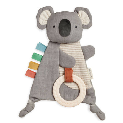 Bitzy Crinkle Sensory Toy with Teether – Bunny