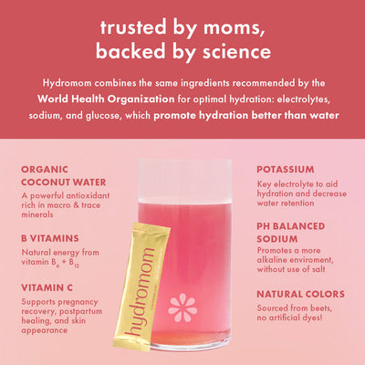 BOOBIE Hydromom – Superfood Electrolyte Drink for Moms