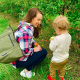 Colugo The Diaper Tote – Dune Zebra | Waterproof-Lined Diaper Bag Tote