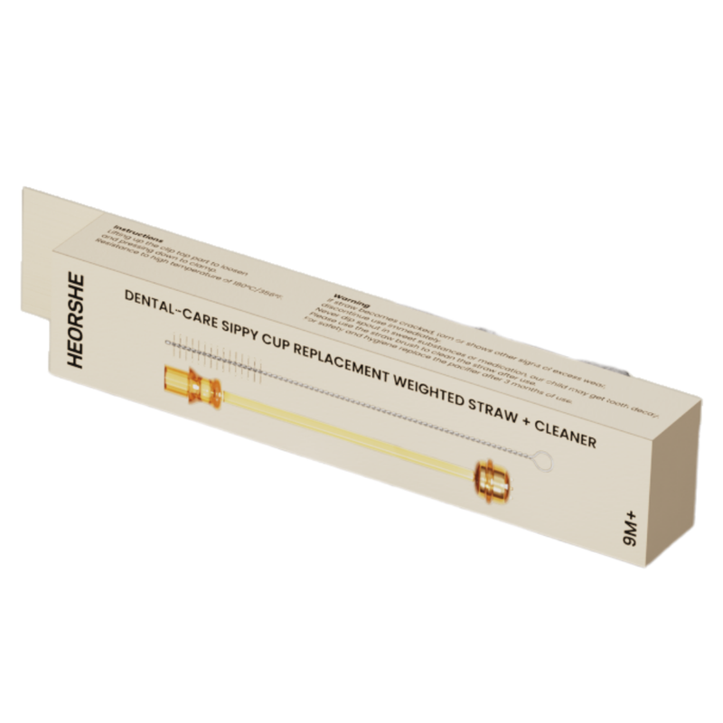 Sippy Cup Replacement Weighted Straw + Cleaner (9M+)