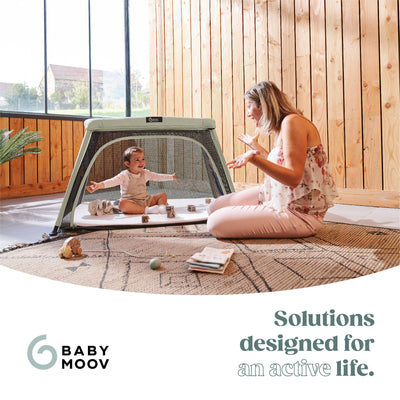 Travel crib and bed 3-in-1 Moov and Comfy