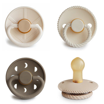 FRIGG Rubber Pacifier 4-Pack