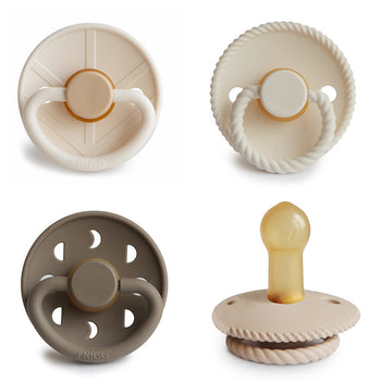 FRIGG Rubber Pacifier 4-Pack